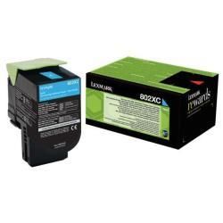 Lexmark 802XC - Extra High Yield - ciano - originale - cartuccia toner LCCP, LR…