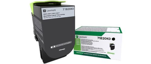 Lexmark X317 - Nero - originale - cartuccia toner LCCP, LRP - per Lexmark CS317…