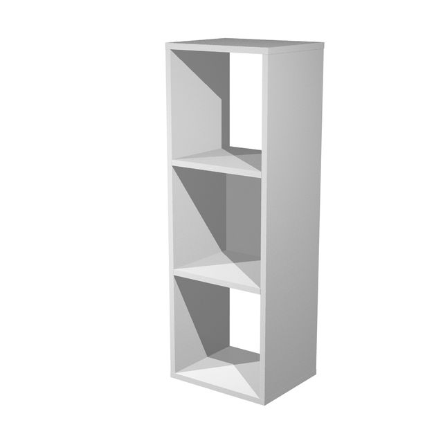 Libreria casellario Rainbow - 3 caselle - 35,9 x 29,2 x 103,9 cm - grigio allum…