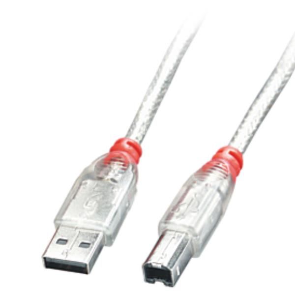 Lindy - Cavo USB - USB (M) a USB Tipo B (M) - USB 2.0 - 20 cm - stampato - tras…