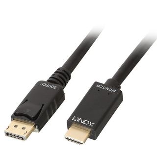 Lindy - Cavo adattatore - DisplayPort maschio a HDMI maschio - 2 m