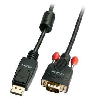 Lindy - Cavo dello schermo - DisplayPort (M) a HD-15 (VGA) (M) - 2 m - passivo,…