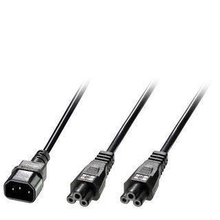 Lindy - Cavo di alimentazione - IEC 60320 C5 a Europlug (M) - 5 m - nero