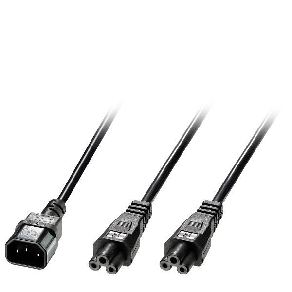 Lindy - Cavo di alimentazione - IEC 60320 C5 a Europlug (M) - 5 m - nero