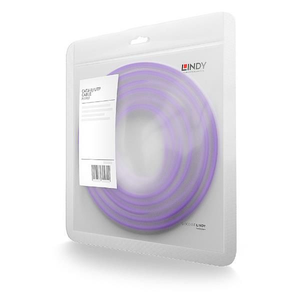 Lindy - Cavo di rete - RJ-45 (M) a RJ-45 (M) - 1 m - UTP - CAT 6 - stampato, an…