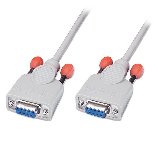 Lindy - Cavo null modem - DB-9 (F) a DB-9 (F) - 2 m - stampato