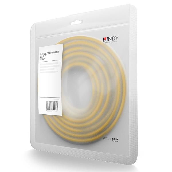 Lindy - Cavo patch - RJ-45 (M) a RJ-45 (M) - 5 m - SFTP, PiMF - CAT 6e - stampa…