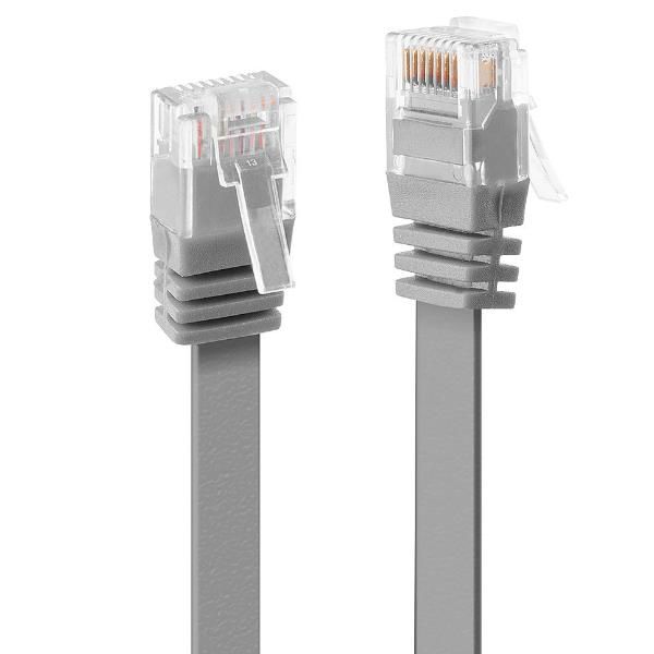 Lindy - Cavo patch - RJ-45 (M) a RJ-45 (M) - 5 m - UTP - CAT 6 - grigio