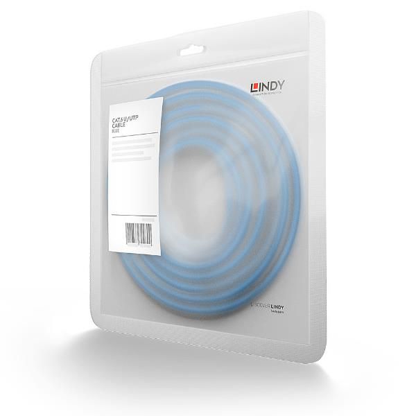 Lindy - Cavo patch - RJ-45 (M) a RJ-45 (M) - 5 m - UTP - CAT 6 - stampato, anti…