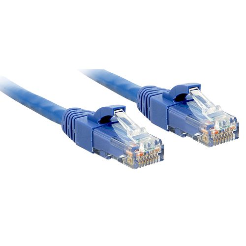 Lindy - Cavo patch - RJ-45 (M) a RJ-45 (M) - 50 cm - UTP - CAT 6 - stampato, bl…