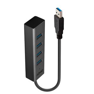 Lindy - Hub - 4 x USB 3.2 Gen 1 - desktop