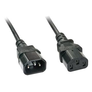 Lindy - Prolunga alimentazione - IEC 60320 C13 a IEC 60320 C14 - 3 m - nero