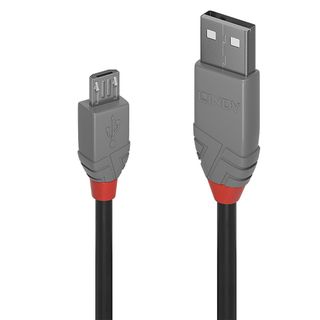 Lindy Anthra Line - Cavo USB - USB (M) a Micro-USB Tipo B (M) - USB 2.0 - 2 m -…