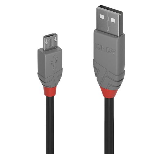 Lindy Anthra Line - Cavo USB - USB (M) a Micro-USB Tipo B (M) - USB 2.0 - 2 m -…