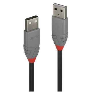 Lindy Anthra Line - Cavo USB - USB (M) a USB (M) - USB 2.0 - 1 m - di forma rot…