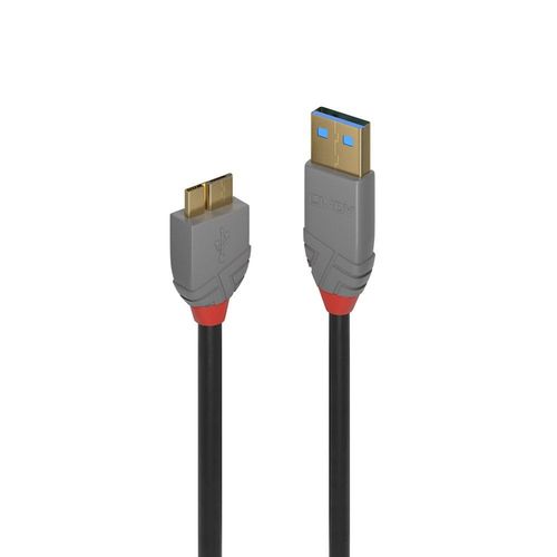 Lindy Anthra Line - Cavo USB - USB Tipo A (M) a Micro USB tipo B (M) - USB 3.0 …