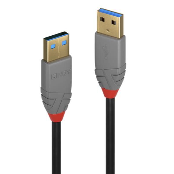 Lindy Anthra Line - Cavo USB - USB Tipo A (M) a USB Tipo A (M) - USB 3.0 - 5 m …