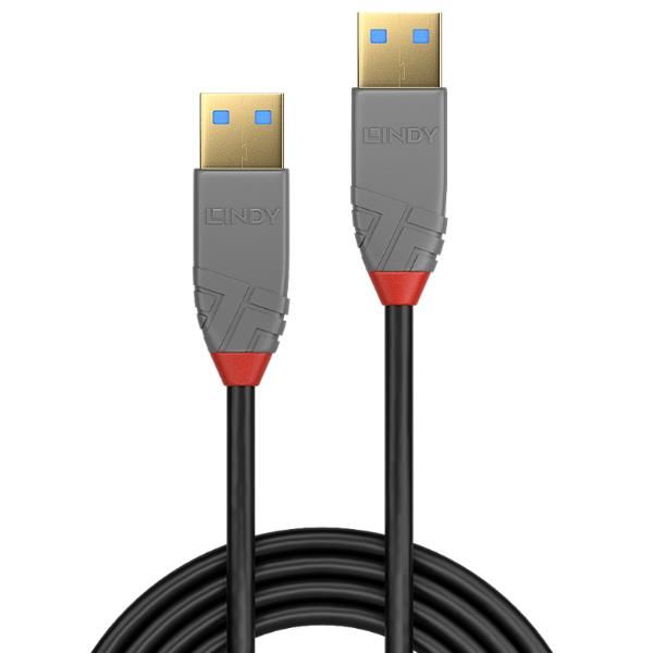 Lindy Anthra Line - Cavo USB - USB Tipo A (M) a USB Tipo A (M) - USB 3.0 - 50 cm