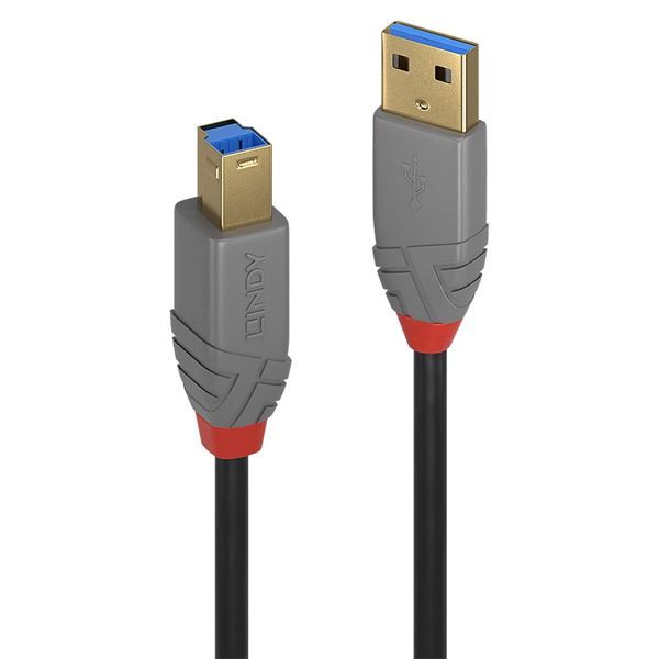 Lindy Anthra Line - Cavo USB - USB Tipo A (M) a USB Type B (M) - USB 3.0 - 5 m
