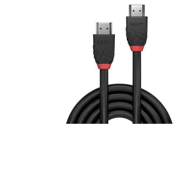 Lindy Black Line - Cavo HDMI con Ethernet - HDMI maschio a HDMI maschio - 1 m -…