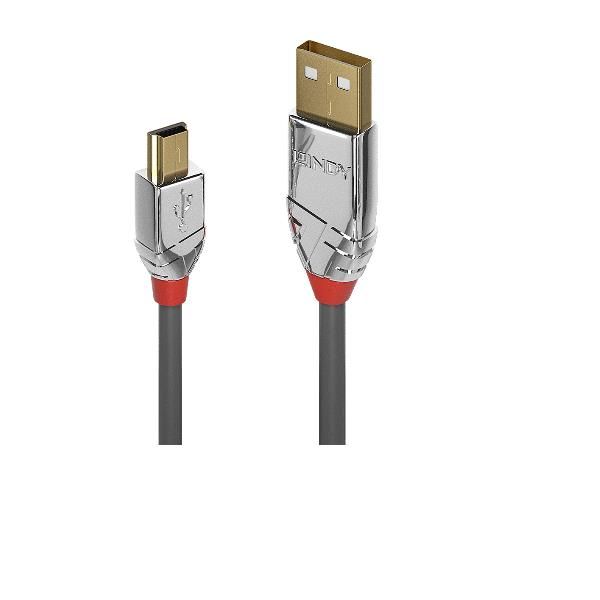 Lindy CROMO - Cavo USB - USB (M) a mini-USB Type B (M) - USB 2.0 - 2 m - di for…