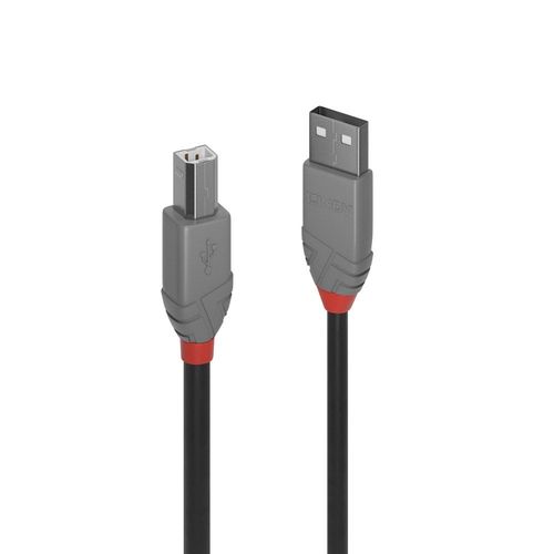 Lindy Cavo USB 2.0 Tipo A a B Anthra Line, 5m