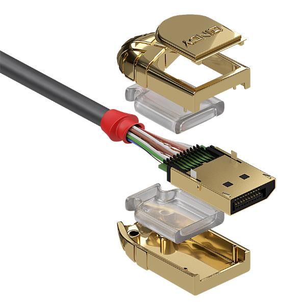 Lindy Gold - Cavo DisplayPort - DisplayPort (M) a DisplayPort (M) - DisplayPort…