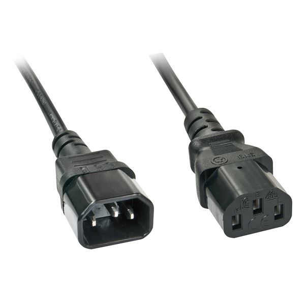 Lindy IEC-Mains Extension Cable - Cavo di alimentazione - IEC 60320 C14 a IEC 6…