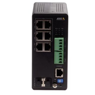 Axis T8504-R - Switch - gestito - 4 x 10/100/1000 (PoE+) + 2 x combinazione Gig…