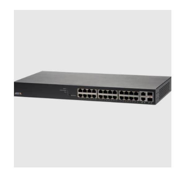 Axis T8524 PoE+ Network Switch - Switch - gestito - 24 x 10/100/1000 (PoE+) + 2…