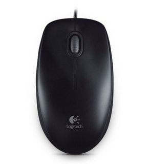 Logitech B100 - Mouse - per destrorsi e per sinistrorsi - ottica - 3 pulsanti -…