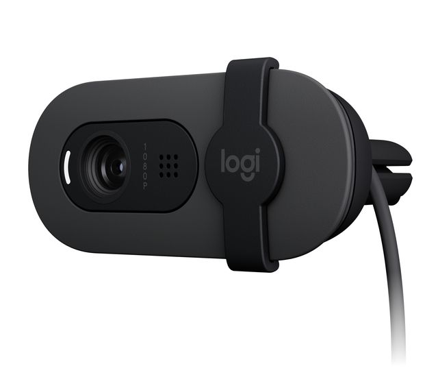 Logitech BRIO 100 - Webcam - colore - 2 MP - 1920 x 1080 - 720p, 1080p - audio …
