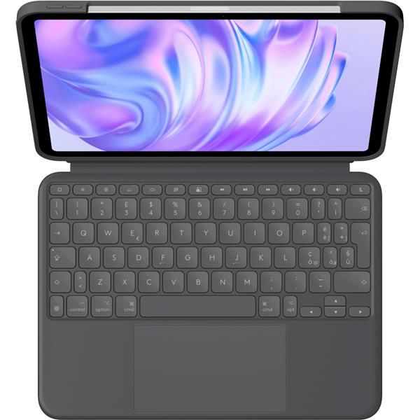 Logitech Combo Touch - Custodia tastiera e carta - con trackpad - retroillumina…