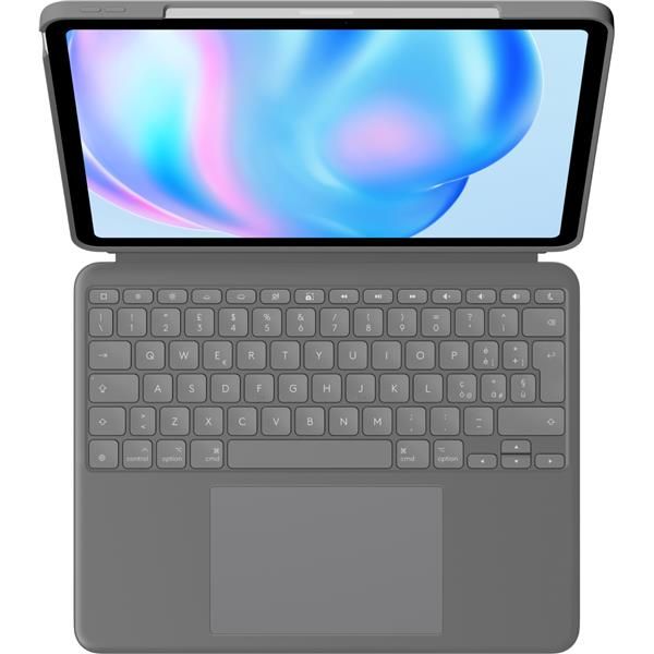 Logitech Combo Touch, QWERTY, Italiano, Trackpad, 1,9 cm, 1 mm, Apple