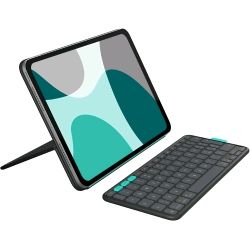Logitech Flip Folio, QWERTY, Italiano, 1,8 cm, 1 mm, Apple, iPad Pro 11-inch (M…