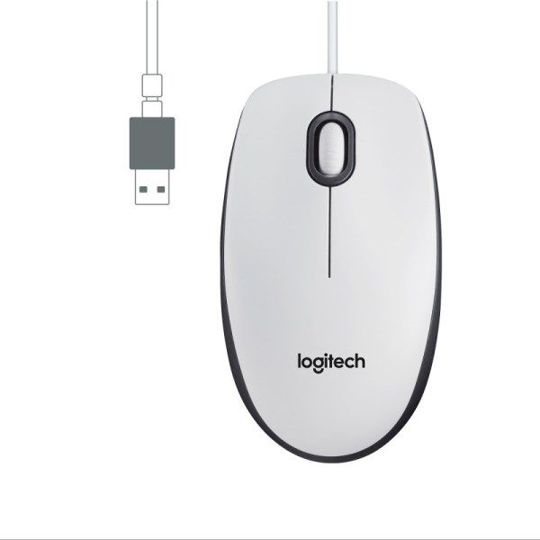 Logitech M100 - Mouse - dimensioni standard - per destrorsi e per sinistrorsi -…