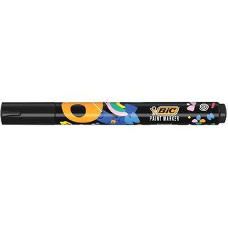 BIC Intensity, 12 pz, Nero, Tipo di punta, Multicolore, Rotondo, Medio