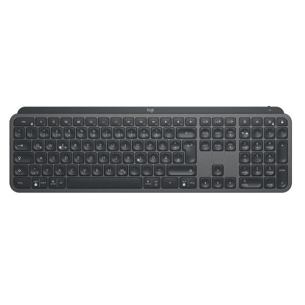 Logitech MX Keys - Tastiera - retroilluminato - Bluetooth, 2.4 GHz - QWERTY - i…