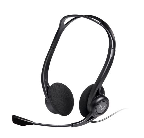 Logitech PC Headset 960 USB - Cuffie con microfono - over ear - cablato