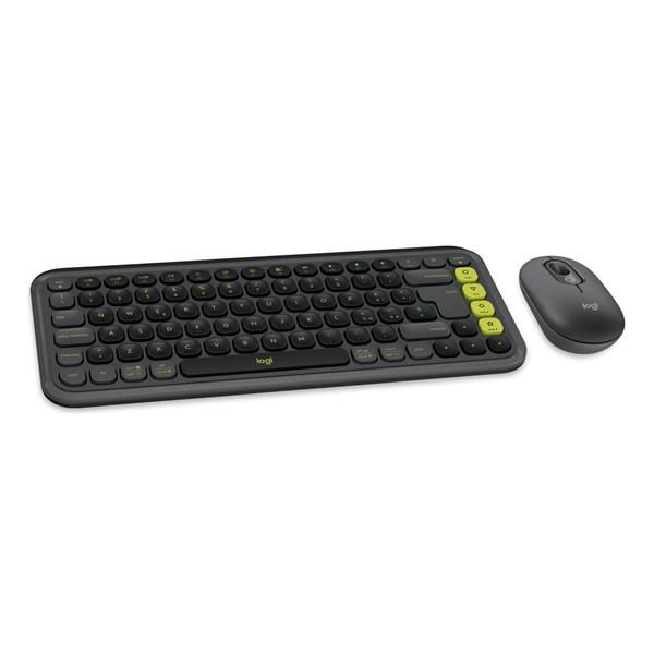 Logitech POP Icon Combo - Set mouse e tastiera - senza fili - Bluetooth LE - QW…