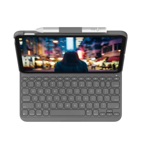 Logitech Slim Folio, QWERTY, Italiano, 1,8 cm, 1 mm, Apple, Slim Folio per iPad…