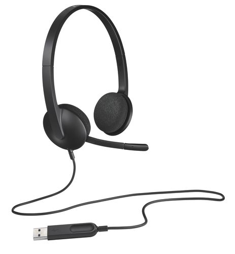 Logitech USB Headset H340 - Cuffie con microfono - on-ear - cablato