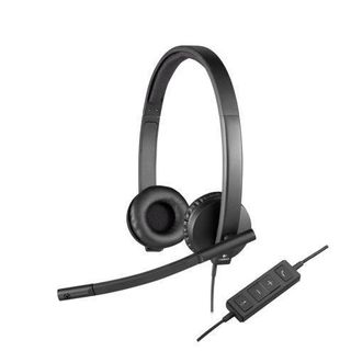 Logitech USB Headset H570e - Cuffie con microfono - over ear - cablato
