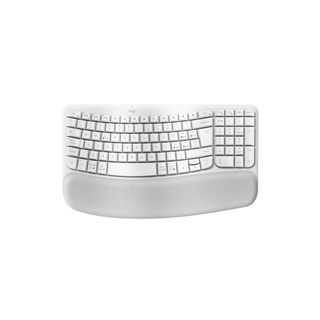 Logitech Wave Keys - Tastiera - senza fili - 2.4 GHz, Bluetooth LE - QWERTY - i…