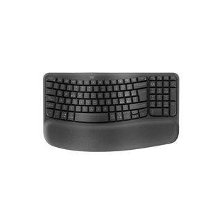 Logitech Wave Keys - Tastiera - senza fili - 2.4 GHz, Bluetooth LE - QWERTY - i…