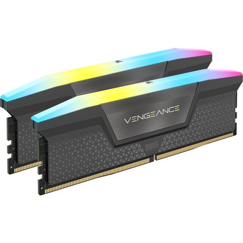 MODULI DI MEMORIA - RAM VENGEANCE RGB DDR5 32GB (2x16GB) 6000MTs C30, Kit di me…
