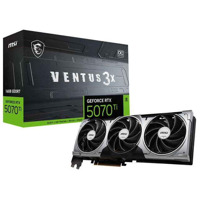 MSI GeForce RTX 5070 Ti 16G VENTUS 3X OC