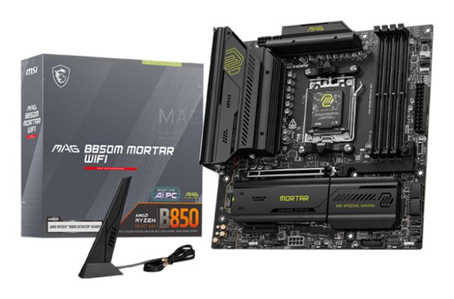 MSI MAG B850M MORTAR WI-FI 7 SCHEDA MADRE AMD B850 SOCKET AM5 4 x DDR5 MICRO ATX