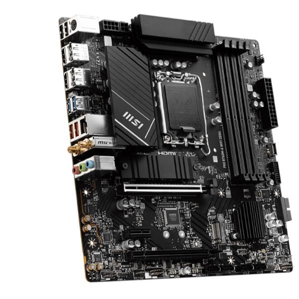 MSI PRO B760M-A WIFI DDR4 - Scheda madre - micro ATX - zoccolo LGA1700 - B760 C…
