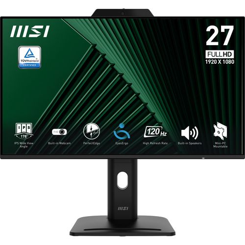 MSI PRO MP272PMG, 68,6 cm (27ʺ), 1920 x 1080 Pixel, Full HD, LCD, 4 ms, Nero